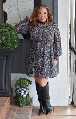 143 Story - 12322 Dancing In The Rain Floral Dress - Multi DRESSES