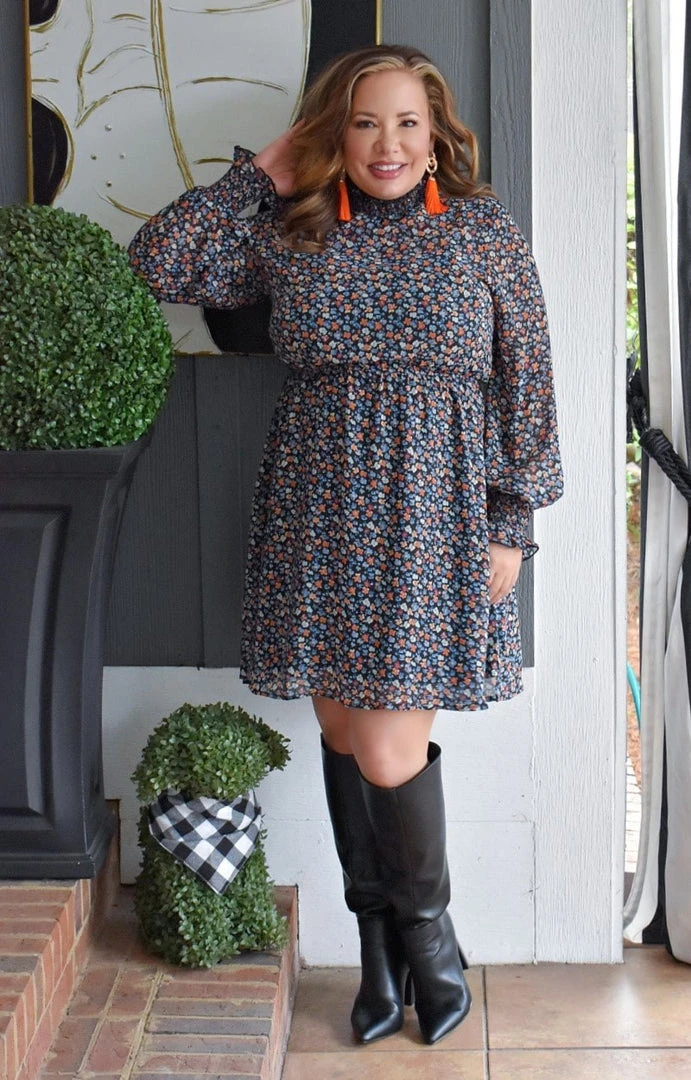 143 Story - 12322 Dancing In The Rain Floral Dress - Multi DRESSES