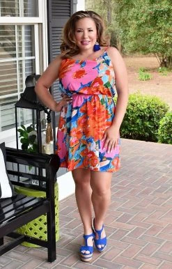 Staccato - 71307F-PP - 22322 Enchanting Nature Floral Dress - Multi DRESSES