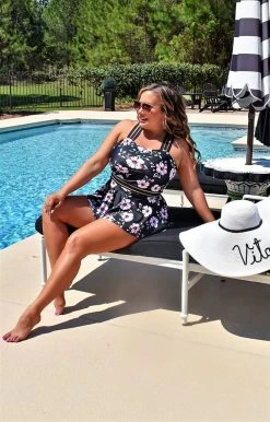 Queen - 122532 - 33022 SWIMWEAR Island Charmer Two Piece Skirted Swimsuit