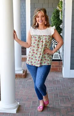 Staccato - 18321A-PP - 3322 Can't Help Yourself Floral Top - Multi