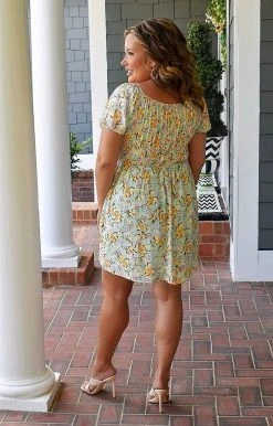 143 Story - DM7722A - 6922 Casual Dresses No Looking Back Floral Dress - Blue/Multi