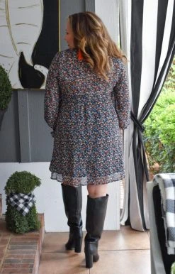 143 Story - 12322 Dancing In The Rain Floral Dress - Multi DRESSES