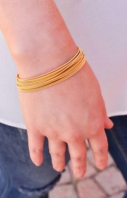 What's Hot - 1084GOLD - 22421 Accessories Let's Call It Even Bracelet Set - Gold