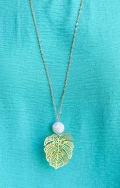 Viv & Lou - VLJ2140 - 51522 Leaf Me Be Necklace Accessories