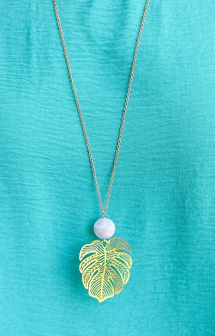 Viv & Lou - VLJ2140 - 51522 Leaf Me Be Necklace Accessories