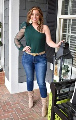 TCEC - CT7418 - 12422 Make A Statement Bodysuit - Hunter Green