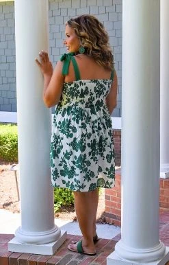 Staccato - 71443PP - 51522 Love Connection Floral Dress - Green DRESSES