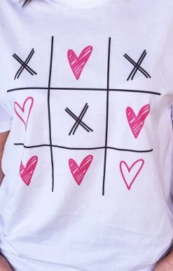 Glittering South - VDAY TIC TAC TOE - 1622 Love Wins Graphic Tee