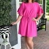 First Love - D11648 - 71822 Stepping Out Dress - Hot Pink