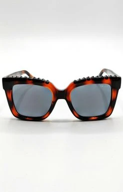 Quay - QW-000602-TORTSTUD - 92820 Accessories Quay Australia - Icy Studs Tortoise Sunglasses