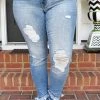 Kancan - 6204M - 62521 All The Attention Distressed Skinny Jeans BOTTOMS