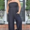 Heimish - SP1121-10 - 43022 So Sophisticated Jumpsuit - Black BOTTOMS