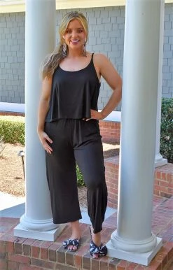 Heimish - SP1096-10 - 7222 Testing The Limits Jumpsuit - Black