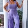 Heimish - BL-WP1025V - 32322 BOTTOMS Sweet Summer Jumpsuit - Lavender