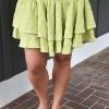 Davi & Dani - JS17064PER - 52722 Summer Skies Skirt - Lime BOTTOMS