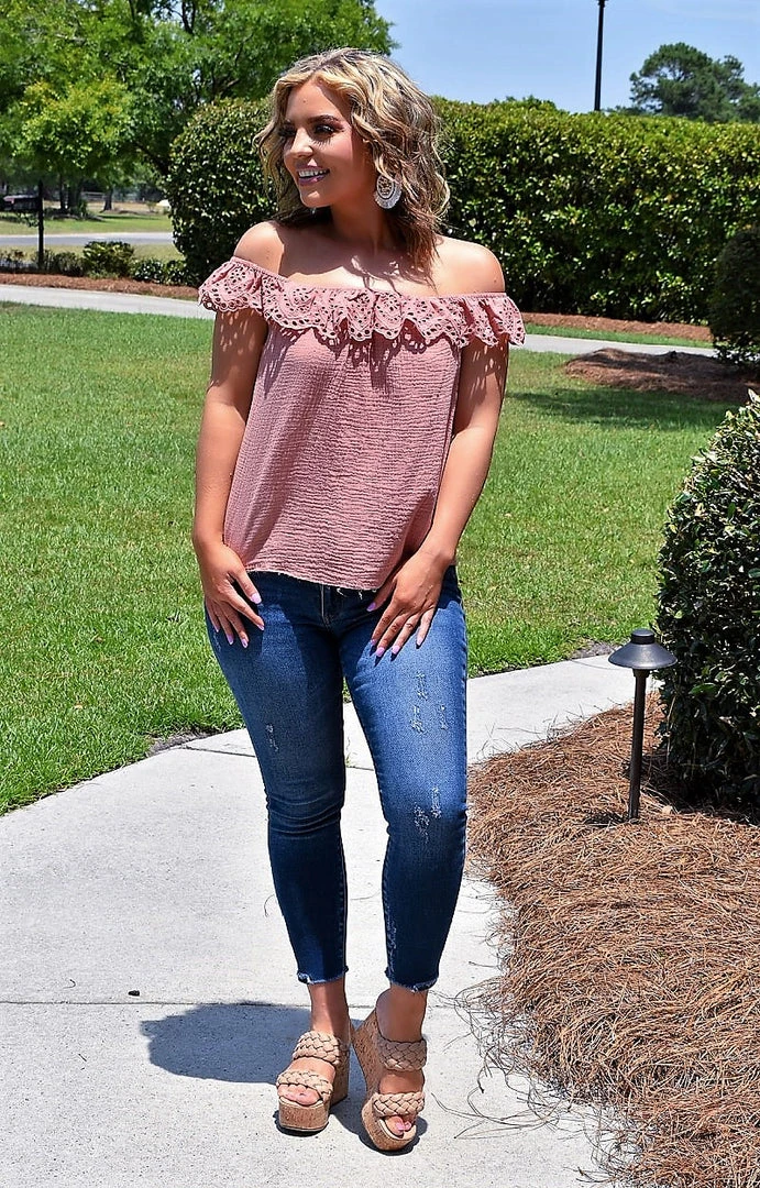 &Merci - MTP9450 - 7122 Take You Back Top - Mauve