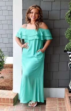 Heimish - BL-WD1058V - 31622 DRESSES Happy Anywhere Maxi Dress - Mint