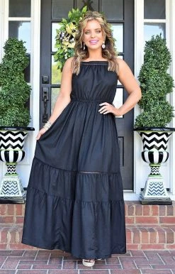 Heimish - WD1037V - 4422 All The Rage Maxi Dress - Black