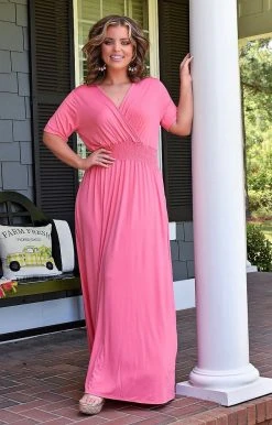 Heimish -BL-SD1311-10 - 41522 Weighing My Options Maxi Dress - Rose