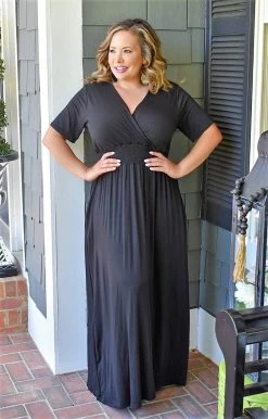 Heimish -BL-SD1311-10 - 42222 Weighing My Options Maxi Dress - Black