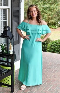 Heimish - BL-WD1058V - 31622 DRESSES Happy Anywhere Maxi Dress - Mint
