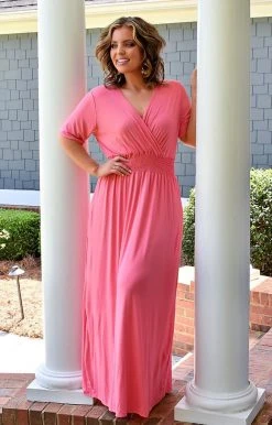 Heimish -BL-SD1311-10 - 41522 Weighing My Options Maxi Dress - Rose