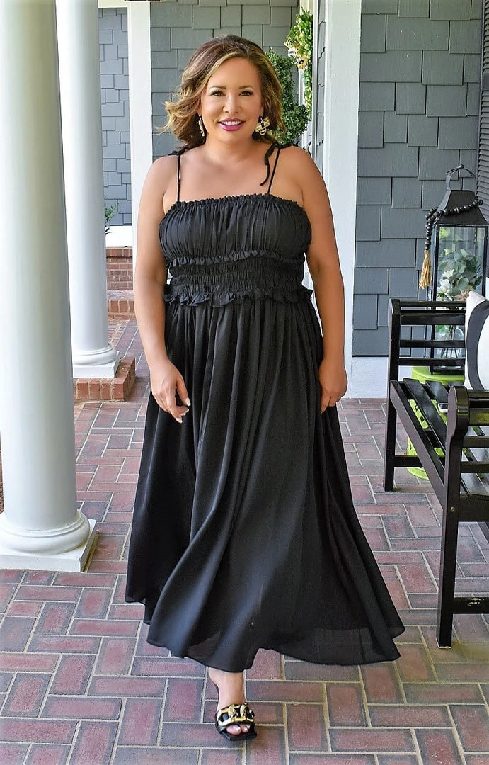 Heimish - WD1059L - 5122 Coming Back For More Maxi Dress - Black DRESSES