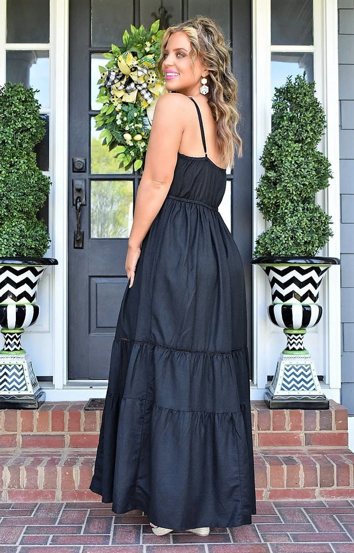 Heimish - WD1037V - 4422 All The Rage Maxi Dress - Black