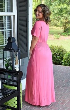 Heimish -BL-SD1311-10 - 41522 Weighing My Options Maxi Dress - Rose