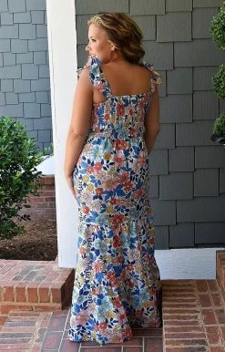 Southern Grace - 6807E - 52322 DRESSES All The Allure Floral Maxi Dress - Multi