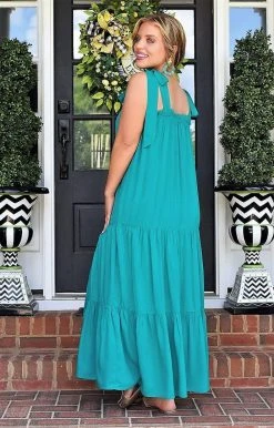 Andree - D10054 - 6122 Better Than The Rest Maxi Dress - Jade DRESSES
