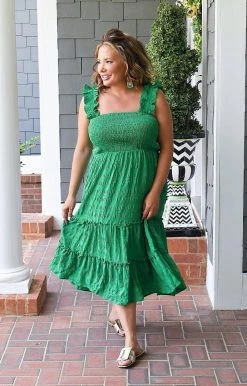 Davi & Dani - DD10600PER - 52122 Living A Dream Dress - Green DRESSES