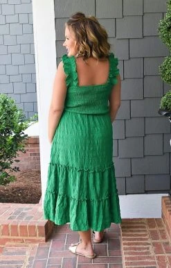 Davi & Dani - DD10600PER - 52122 Living A Dream Dress - Green DRESSES