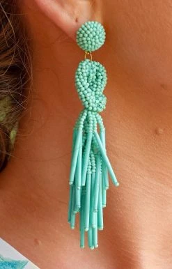 Beads Corner - E-61-SB - 71822 Certain Of You Earrings - Mint Accessories