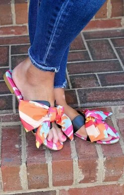 Cape Robbin - BABO - 33022 Sandals Refreshing Vibes Slide - Black/Multi