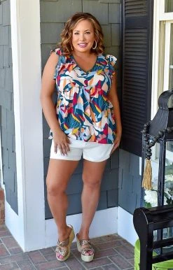 TCEC - CP9442 - 32122 Making It Happen Shorts - White BOTTOMS