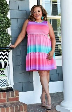 Heimish - BL-SD1268-11 - 3522 Often Wonder Tie Dye Dress