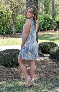 Heimish - BL-SD1243-43 - 4222 DRESSES Crossing Paths Tie Dye Dress