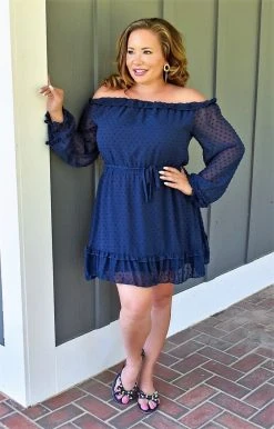 Heimish - HD1121 - 41522 Totally Worth It Dress - Navy DRESSES