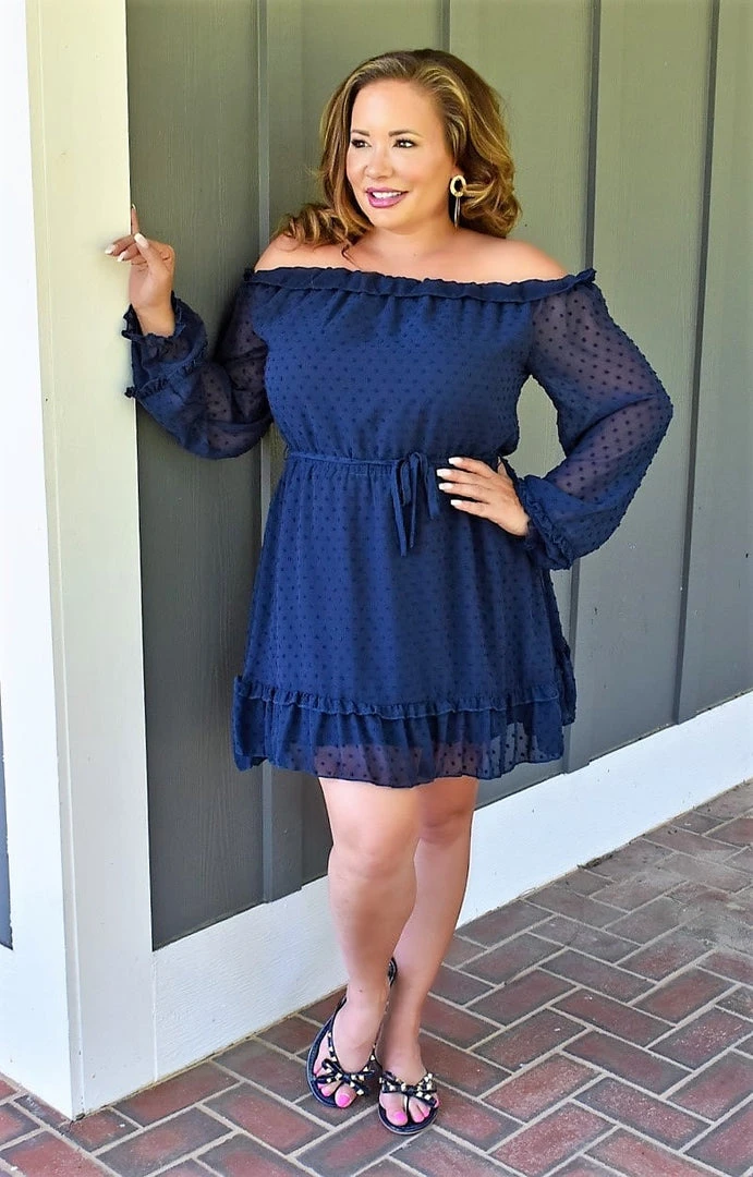 Heimish - HD1121 - 41522 Totally Worth It Dress - Navy DRESSES