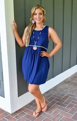 Spin USA - D3795 - 6622 Love The Feeling Dress - Navy