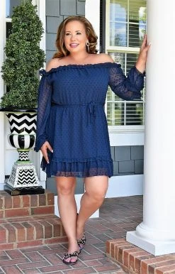 Heimish - HD1121 - 41522 Totally Worth It Dress - Navy DRESSES