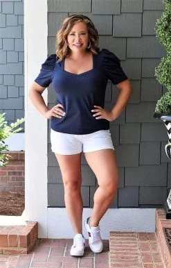 TCEC - CT7863 - 52522 TOPS Busy Weekend Top - Navy