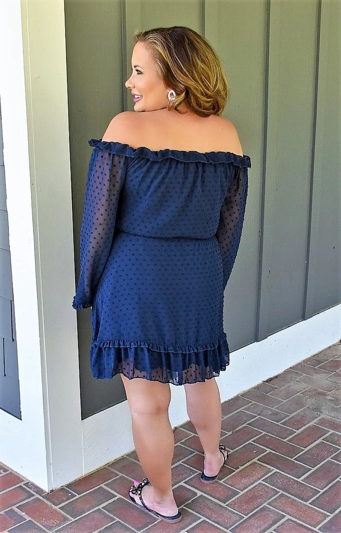 Heimish - HD1121 - 41522 Totally Worth It Dress - Navy DRESSES