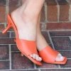 JP Original - ALIGN-03 - 102421 It's No Secret Heels - Tangerine SHOES