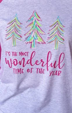 Jane Marie - JM21538T - 12821 Most Wonderful Time Of Year Graphic Tee