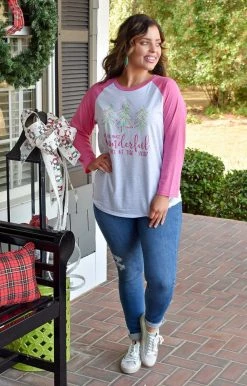 Jane Marie - JM21538T - 12821 Most Wonderful Time Of Year Graphic Tee