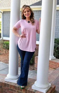 Heimish - BL-ST1565-22 - 3822 TOPS That's Enticing Top - Pink