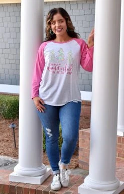 Jane Marie - JM21538T - 12821 Most Wonderful Time Of Year Graphic Tee